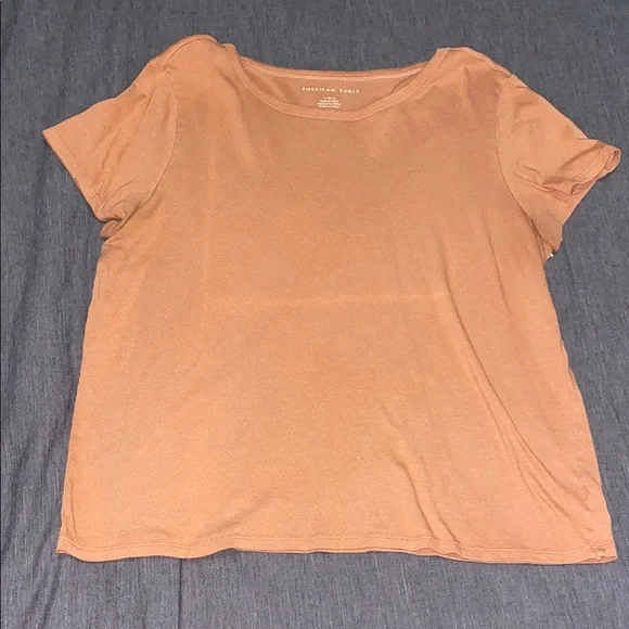 American Eagle Outfitters Orange Relaxed Boxy Tee - Picture 1 of 1